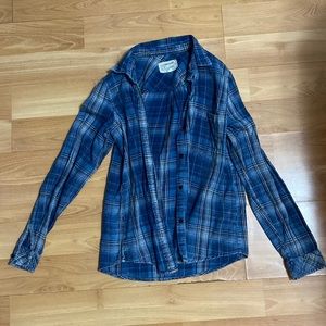 Blue flannel